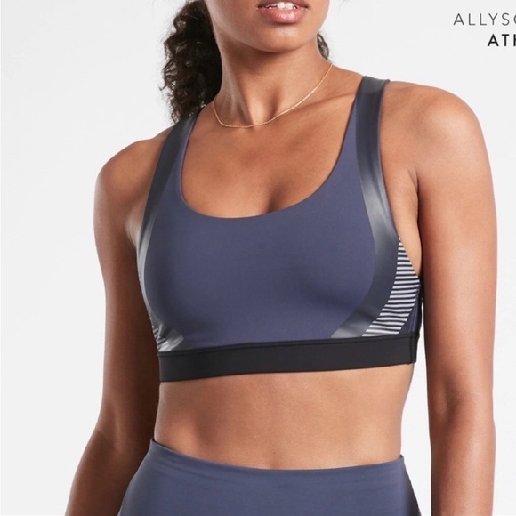 Allyson Felix x Athleta Collab Ultimate Legend Sports Bra Size Large - Picture 2 of 13